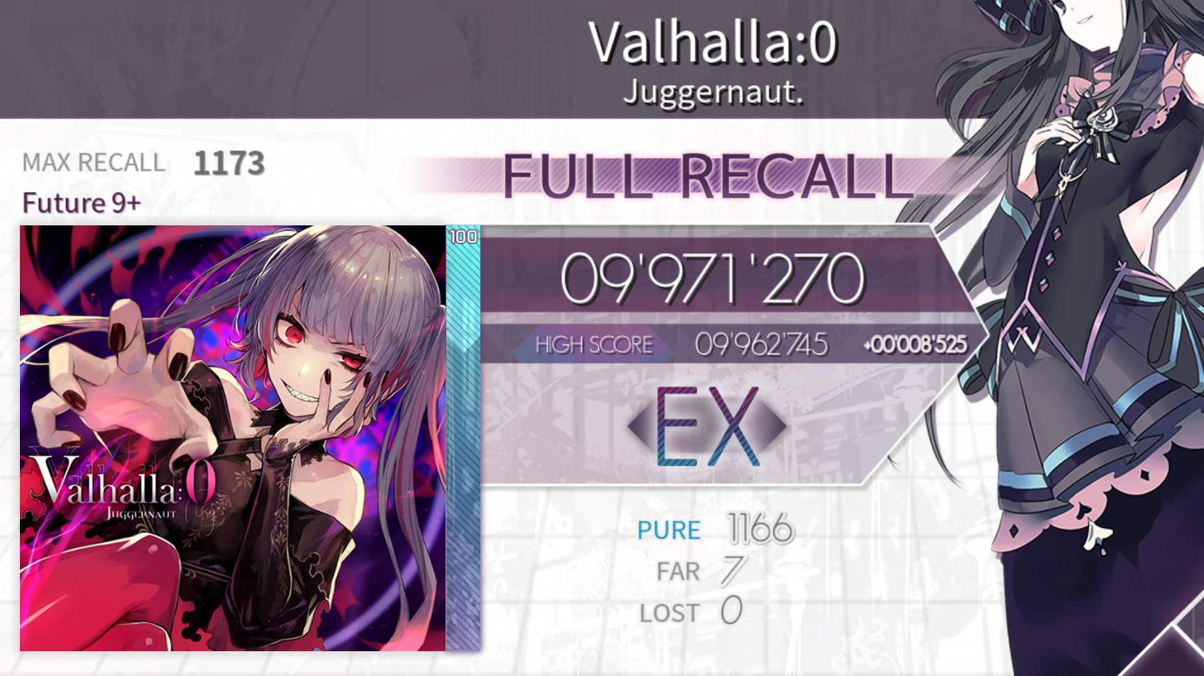 【Arcaea】Valhalla:0 Ftr9+ FR997w菜
